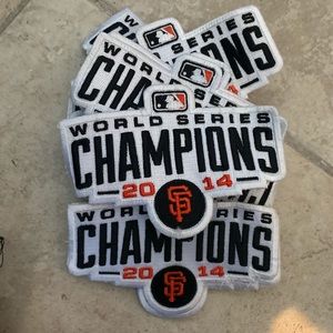 2014 San Francisco Giants works series Champions patch